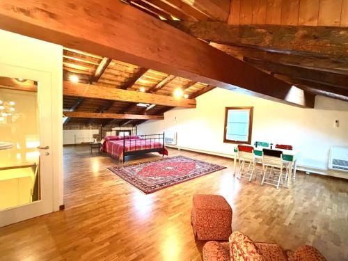 Letto o letti in una camera di Casa Sorgata