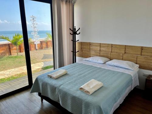 En eller flere senge i et værelse på Apartamento Eyzaguirre 01 - Zorritos