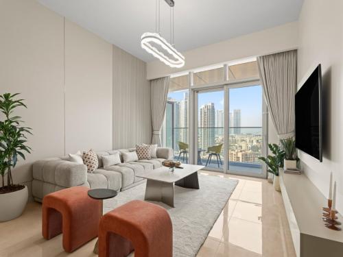 Urban Compact 2BKH Sleeps 4 Full Burj Khalifa View