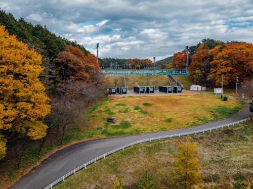 Naturlandskabet i nærheden af ferieparken