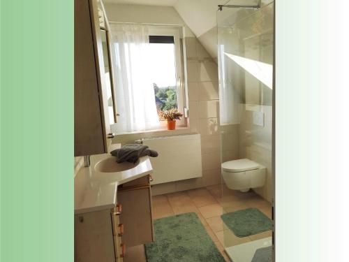 Koupelna v ubytování Romantic Retreat, Kröpelin