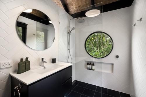 Koupelna v ubytování Green Buddha