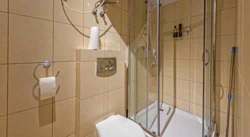 Kúpeľňa v ubytovaní Sereno Apartments