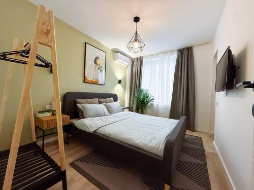 Katil atau katil-katil dalam bilik di Echo - Old Town Centre