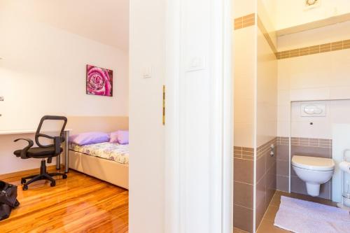 Katil atau katil-katil dalam bilik di Apartment Aquamarin