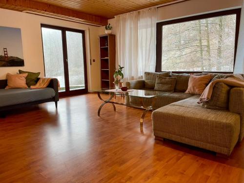 Khu vực ghế ngồi tại Odw homes - Wohnung im Landhaus mit Terrasse