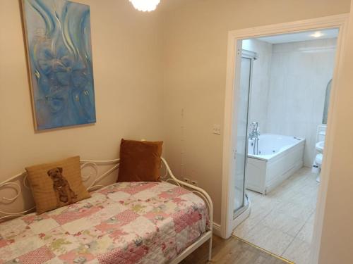 Koupelna v ubytování The Feathered Nest Apartment at The Cracked Hen