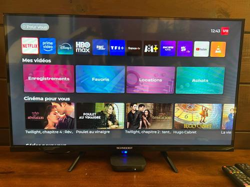 een computermonitor met een heleboel verschillende websites bij Vi la dous Kreyol in Sainte-Rose