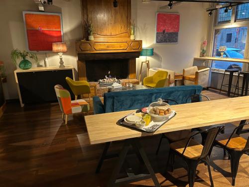 Et opholdsområde på Hotel Salvators