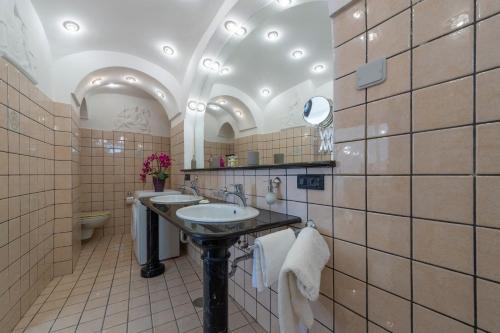 Phòng tắm tại Casa Il Riccio