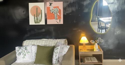 Area soggiorno di Loft ZN Natal próx Norte Shopping Genipabu