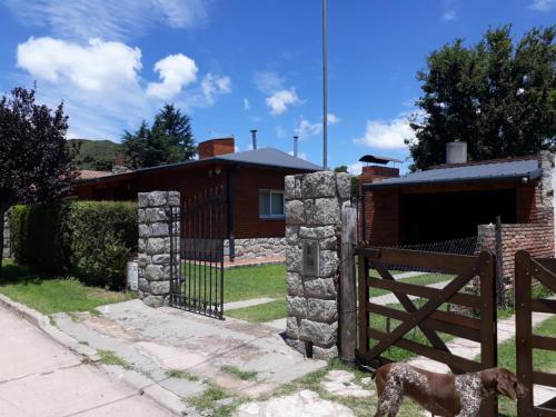 Bygningen som feriehuset ligger i