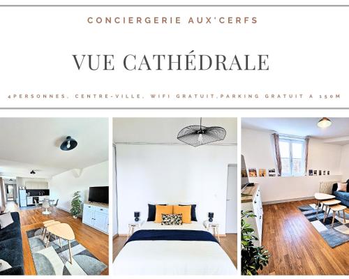 Aux'Cerfs - Vue cathédrale