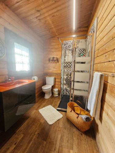 Koupelna v ubytování Villa Mogaren