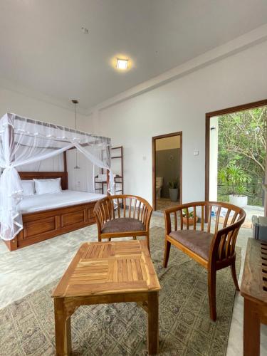 Et opholdsområde på Tangalle Bay Beach Villa