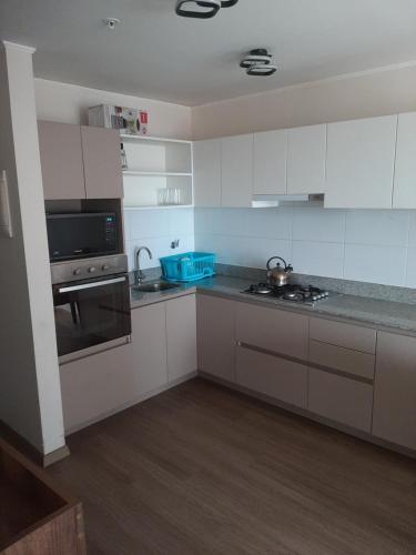 Nhà bếp/bếp nhỏ tại habitacion con camarote