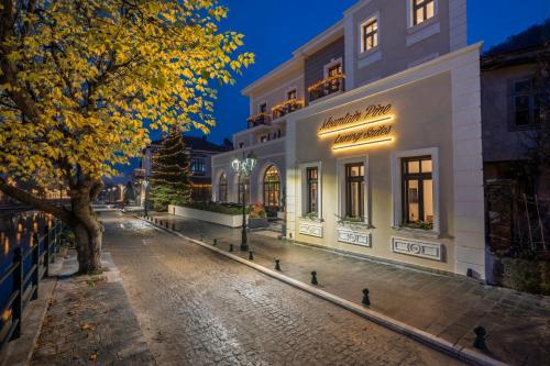 Nabolaget omkring lejlighedshotellet eller i nærheden