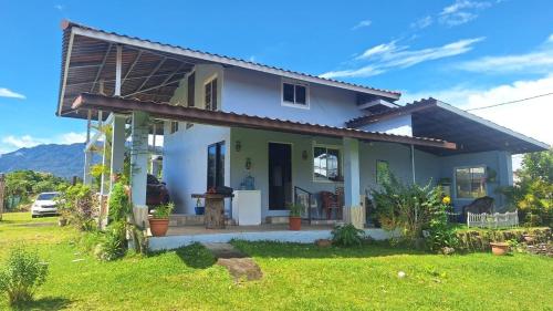 Bygningen som feriehuset ligger i