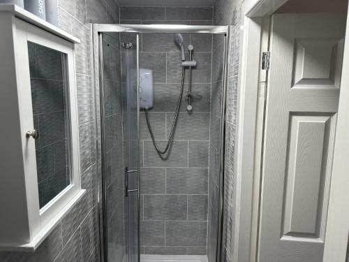 Et badeværelse på Lodge by Oak