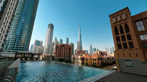 Sanctuary Stays - Premium 1BR - Burj Khalifa Views - Near Dubai Mall