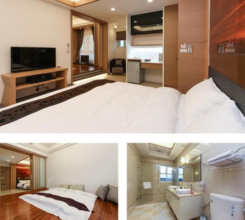 เตียงในห้องที่ Frontenac IIan