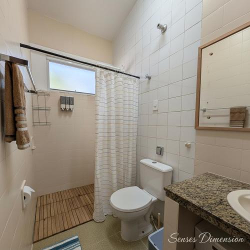 Et badeværelse på Senses Dimension - Ipioca Beach Suites