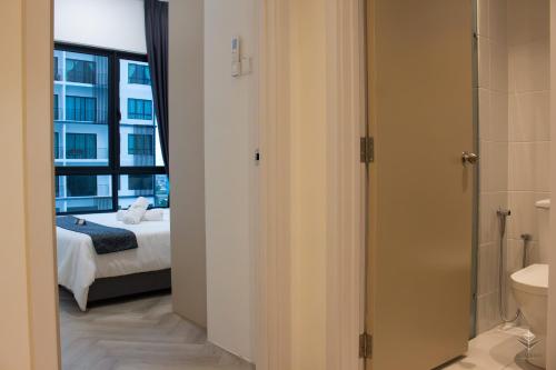 Koupelna v ubytování Rumaho Upton by Elica Kuching