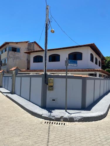 Bygningen som feriehuset ligger i