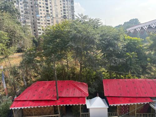 Bygningen som den private indkvartering ligger i