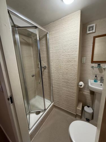 Koupelna v ubytování The Gillygate Inn