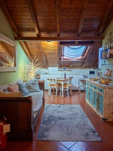 Et opholdsområde på Casa in Contrada