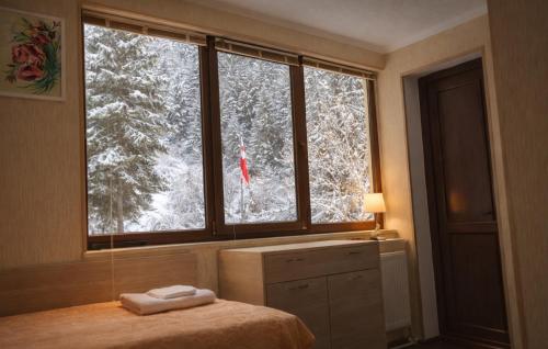 Katil atau katil-katil dalam bilik di Hotel forest echo