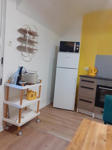 Kuchyň nebo kuchyňský kout v ubytování Le Ty Breizh