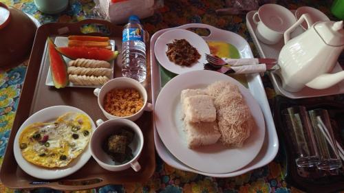 Mad i villaen eller i nærheden