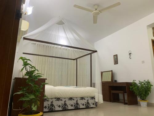 Green House客房内的一张或多张床位