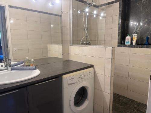 Phòng tắm tại gite le repos des chênes option spa extérieur Evasion nature et confort !