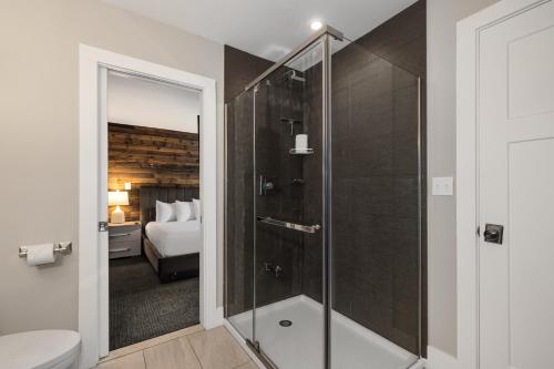 Koupelna v ubytování Lake Placid Inn: Residences