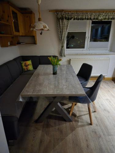 Posezení v ubytování Ferienwohnung Panoramablick