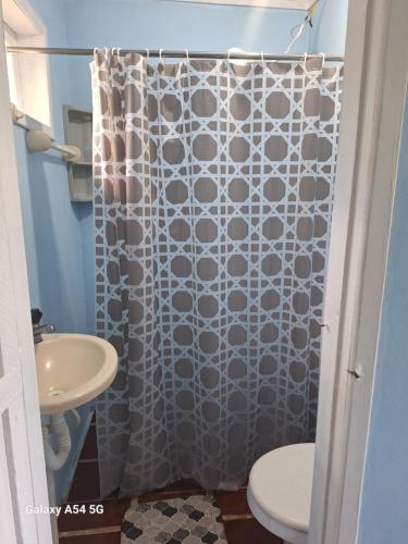 Et badeværelse på Pousada Mamangaba de Ubá