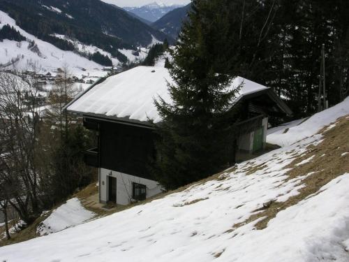 a house on a hill with snow on it at Haus Framgard in Zirkitzen