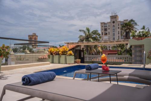 Hotel Casa La Fe — Pool view