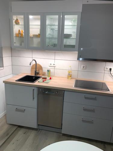 Kuchyň nebo kuchyňský kout v ubytování Chill out 2