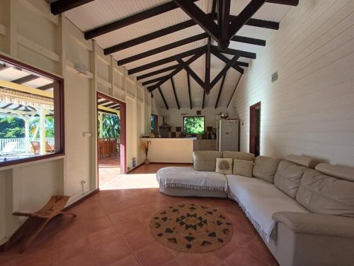 Et opholdsområde på Villa Petitparadis