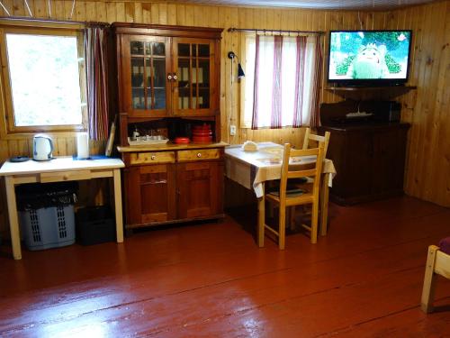 Dapur atau dapur kecil di Agrowczasy Góry Bystrzyckie