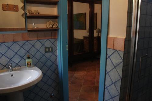 Koupelna v ubytování La Scaletta