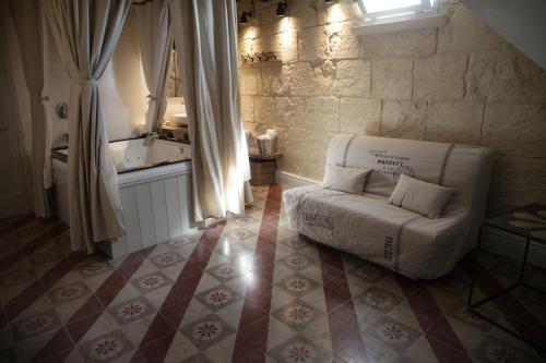 Χώρος καθιστικού στο Palazzo Mandurino luxury relais