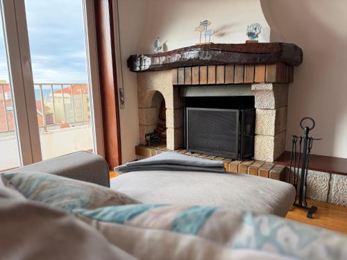 Giường trong phòng chung tại Vila Âncora Beach House 1