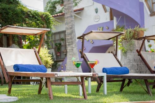 Сад в Villa Bella Bed & Breakfast Inn