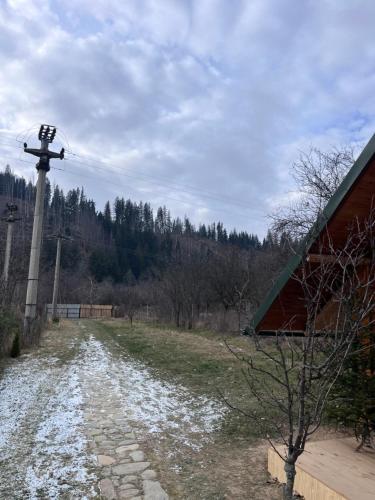 Natural landscape malapit sa chalet