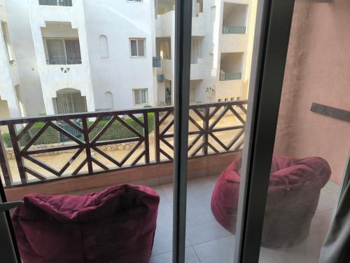 la Hacienda Cozy Studio Chalet的阳台或露台